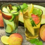 fruit drink, water, detox